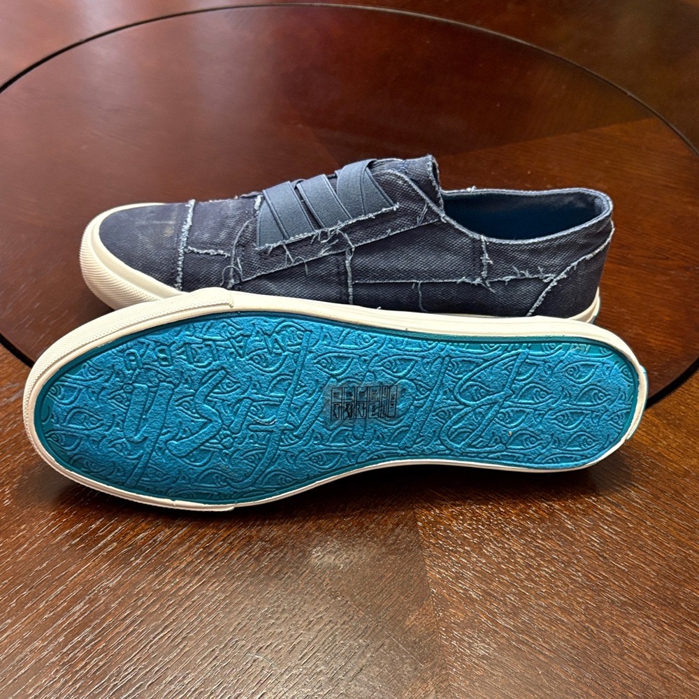 Blowfish Navy Slip-On Sneakers - Picture 4 of 4